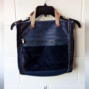 Mandarina duck leather / suede tote